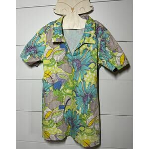 J. McLaughlin Girls Flower Print Shift Dress - Slim Size 8